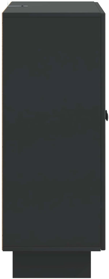 Kabalas Juoda 66 x 34,5 x 90 cm Apdirbta mediena