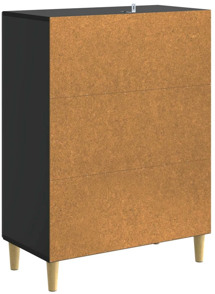 Kabalas Juoda 66 x 34,5 x 90 cm Apdirbta mediena