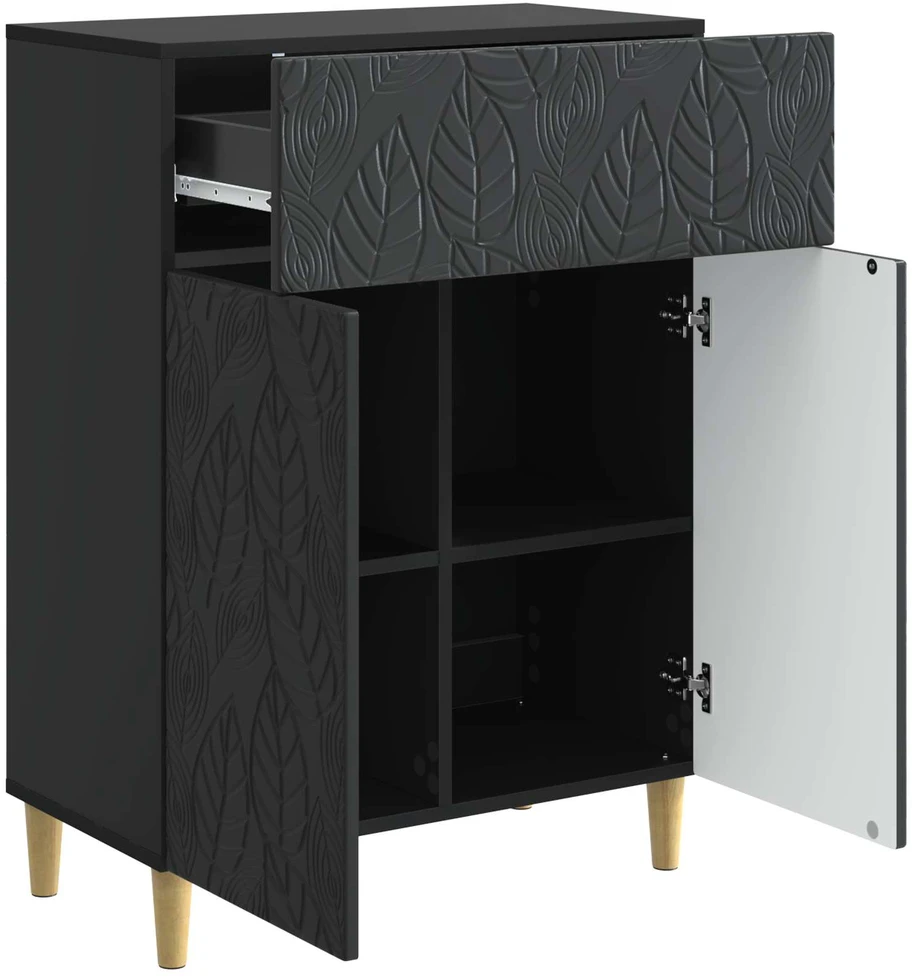 Kabalas Juoda 66 x 34,5 x 90 cm Apdirbta mediena