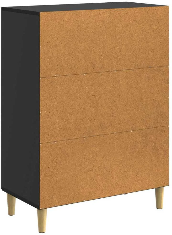 Kabalas Juoda 66 x 34,5 x 90 cm Apdirbta mediena