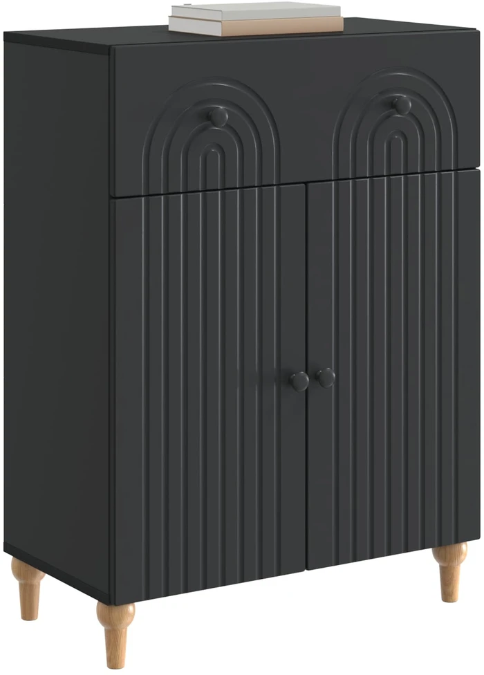Kabalas Juoda 66 x 34,5 x 90 cm Apdirbta mediena