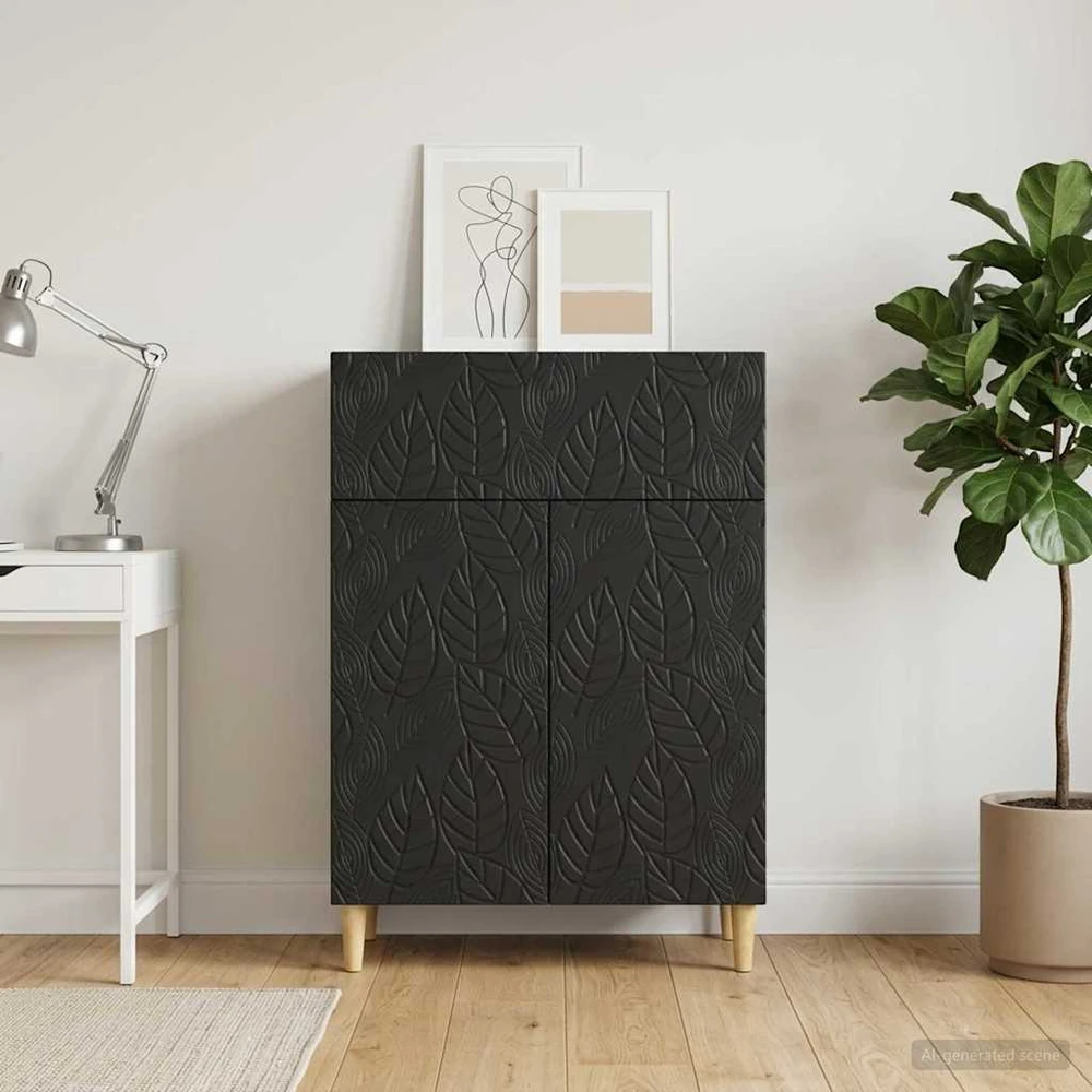 Kabalas Juoda 66 x 34,5 x 90 cm Apdirbta mediena