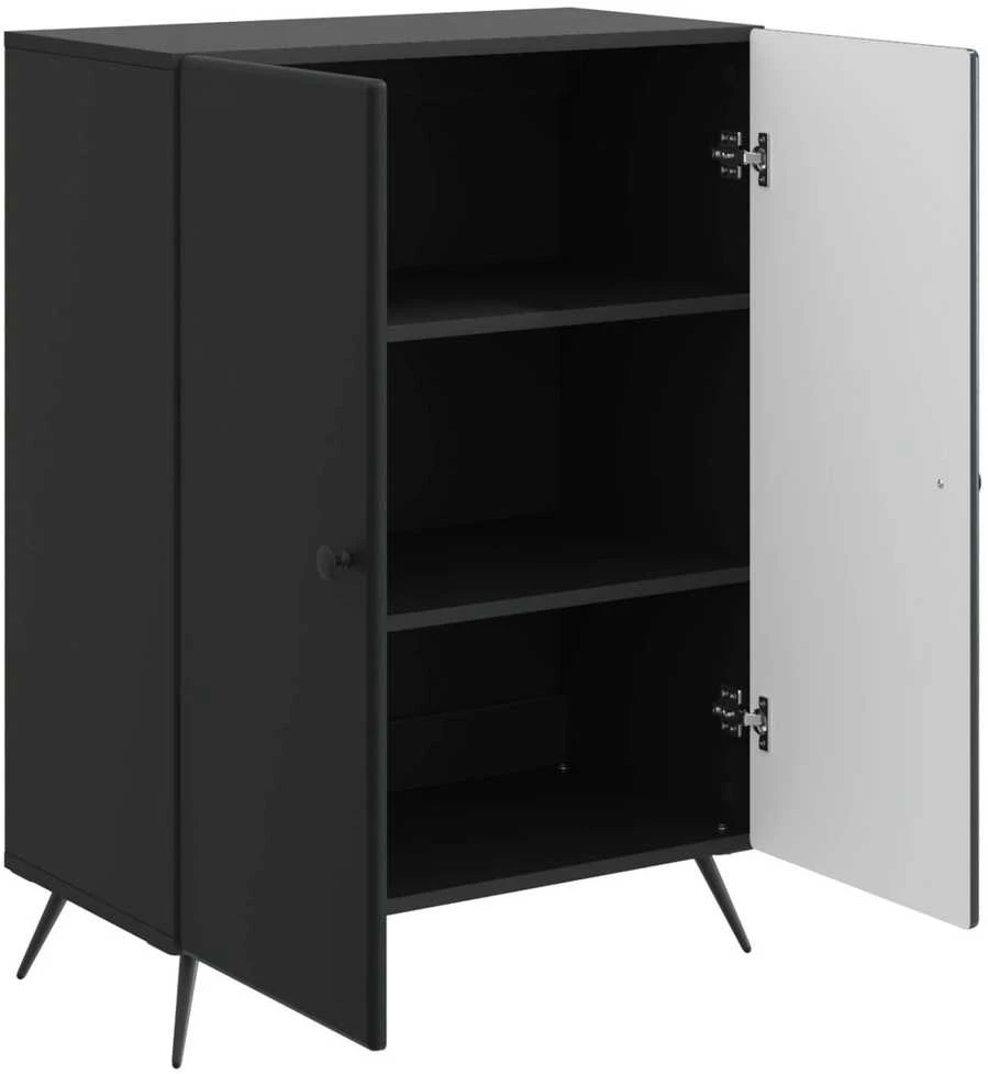 Kabalas Juoda 66 x 34,5 x 90 cm Apdirbta mediena