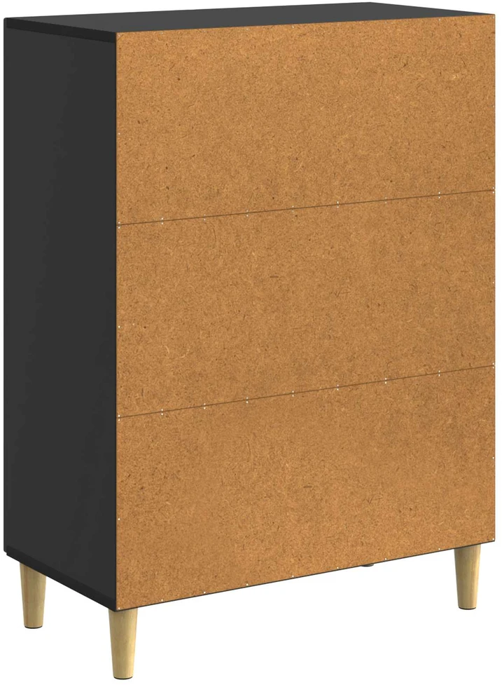 Kabalas Juoda 66 x 34,5 x 90 cm Apdirbta mediena