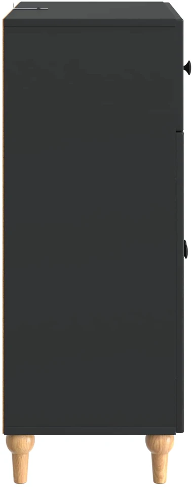 Kabalas Juoda 66 x 34,5 x 90 cm Apdirbta mediena