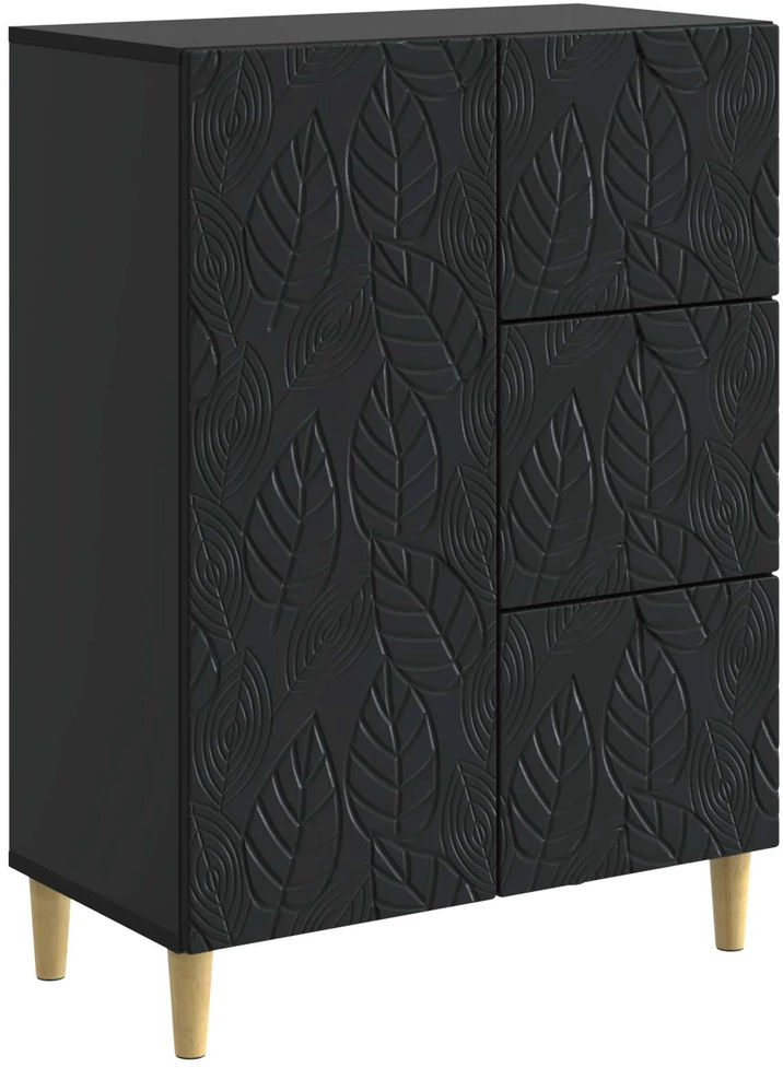 Kabalas Juoda 66 x 34,5 x 90 cm Apdirbta mediena