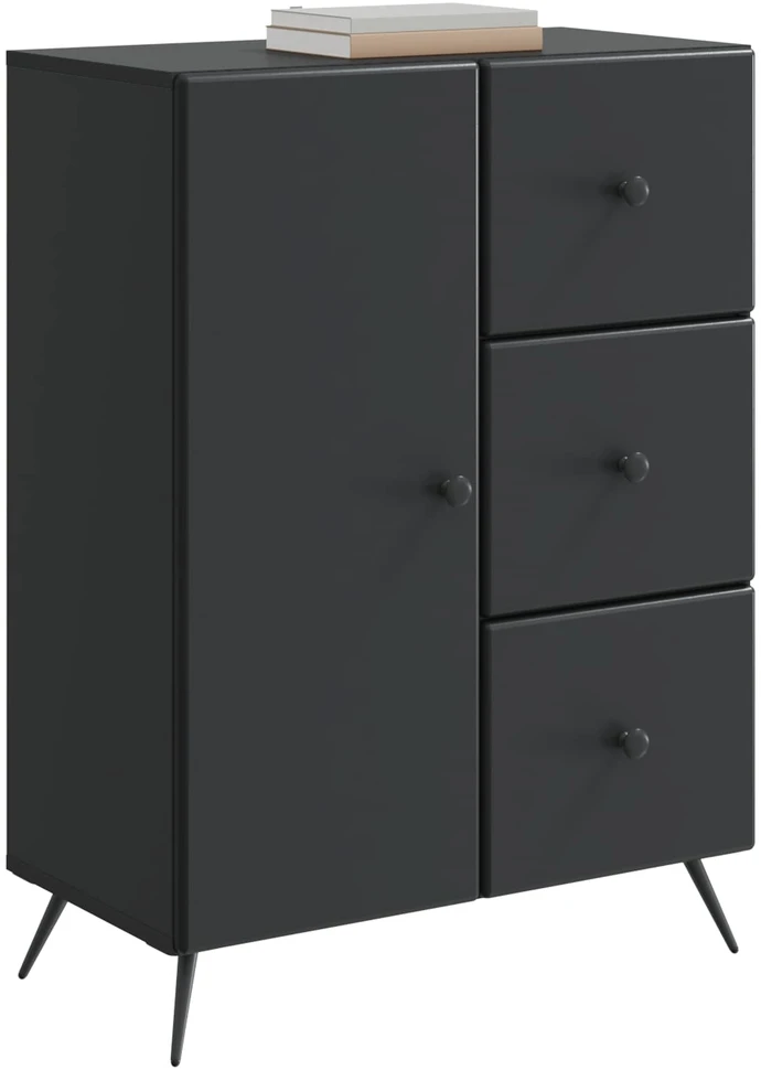 Kabalas Juoda 66 x 34,5 x 90 cm Apdirbta mediena
