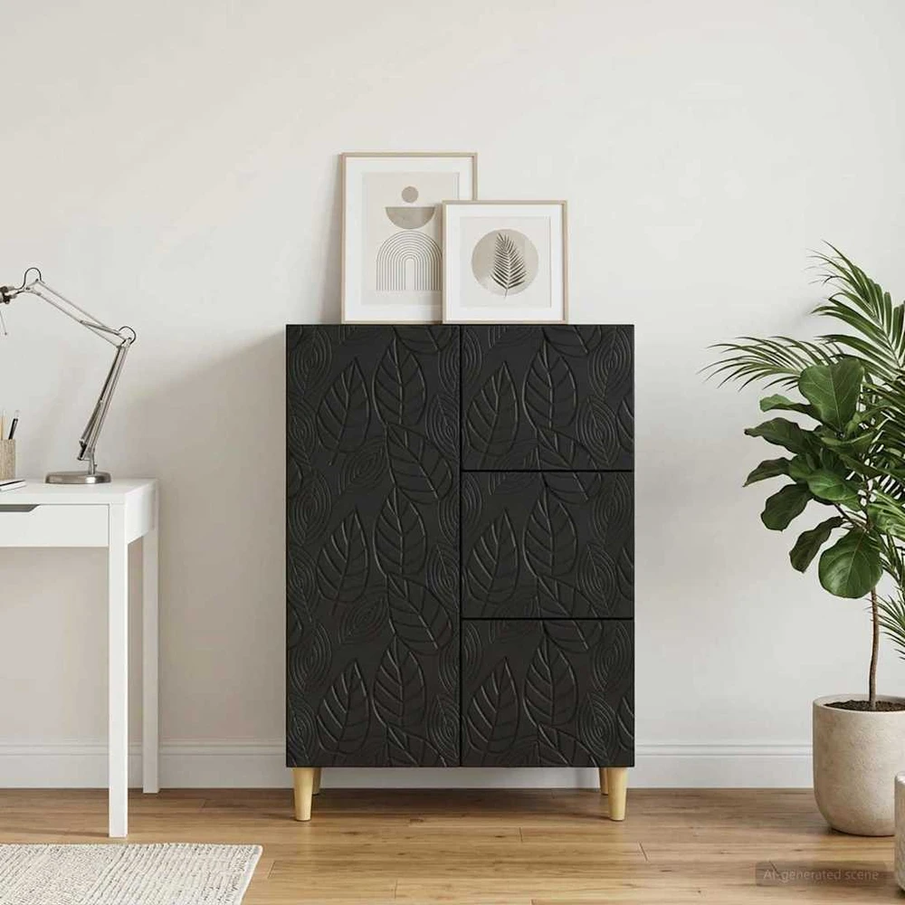 Kabalas Juoda 66 x 34,5 x 90 cm Apdirbta mediena