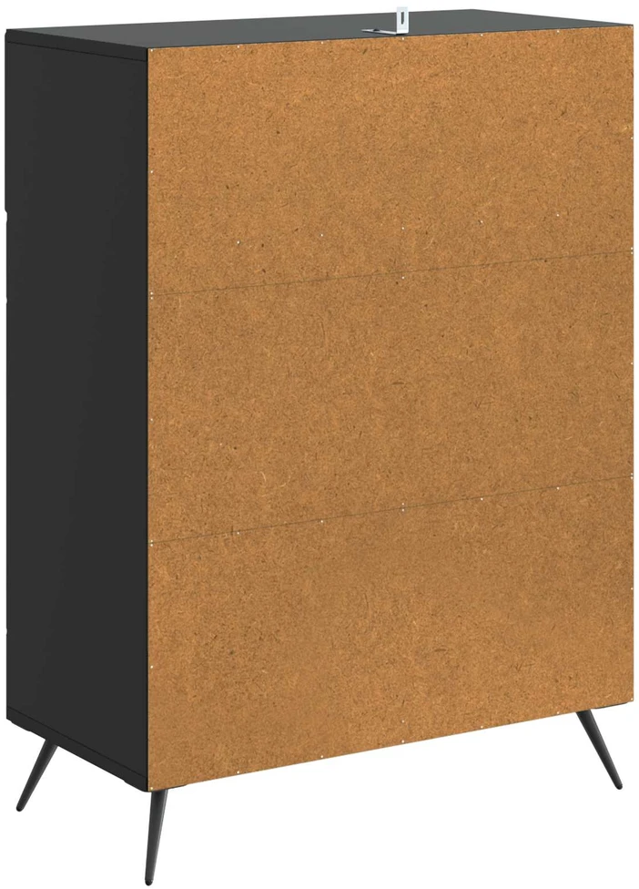 Kabalas Juoda 66 x 34,5 x 90 cm Apdirbta mediena