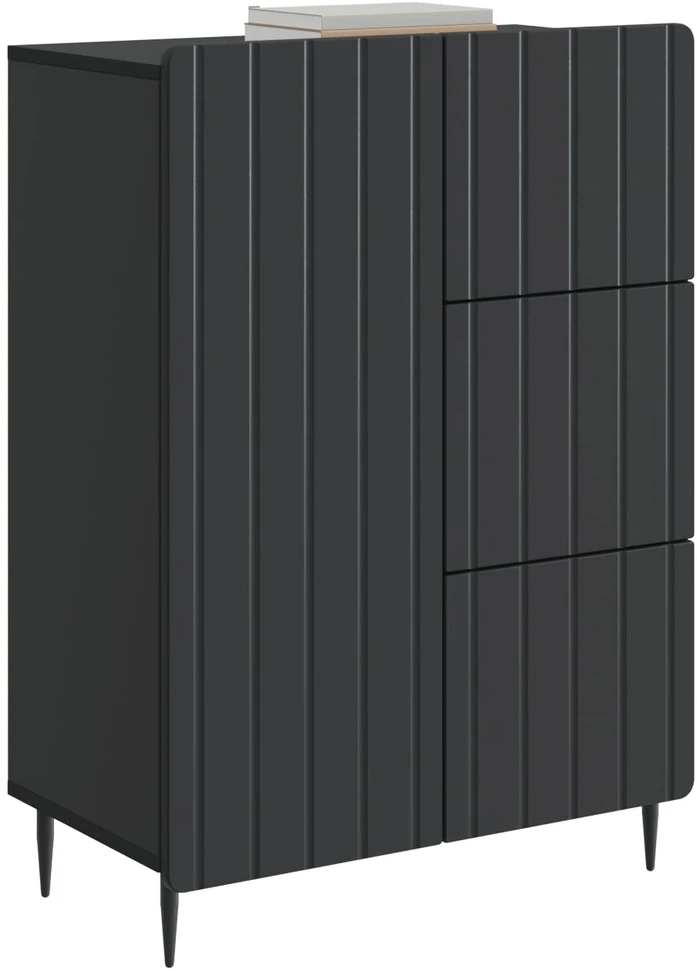 Kabalas Juoda 66 x 34,5 x 91,5 cm Apdirbta mediena