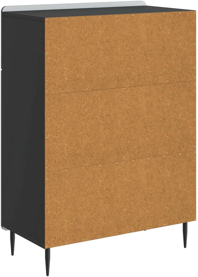 Kabalas Juoda 66 x 34,5 x 92 cm Apdirbta mediena