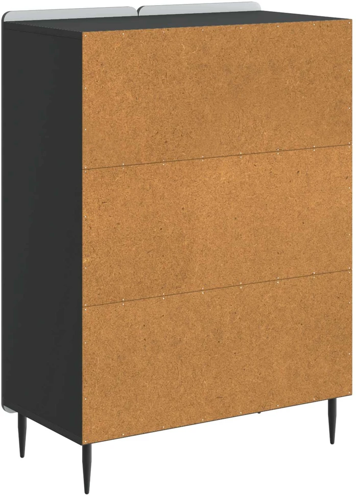 Kabalas Juoda 66 x 34,5 x 92 cm Apdirbta mediena