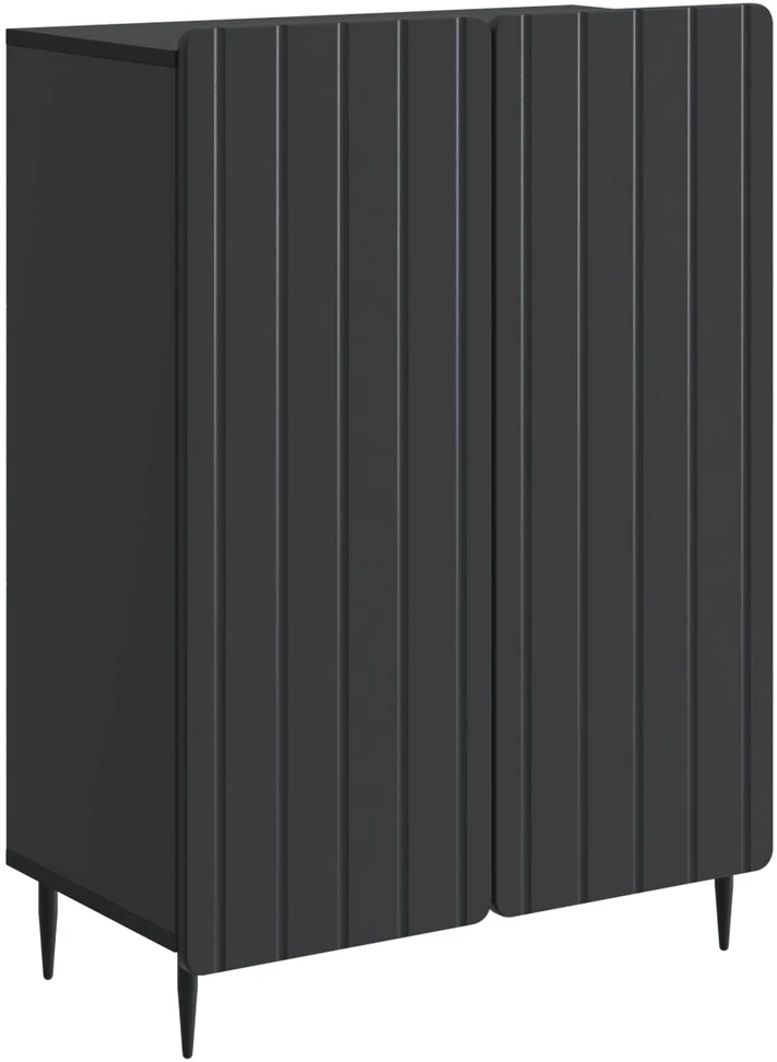 Kabalas Juoda 66 x 34,5 x 92 cm Apdirbta mediena