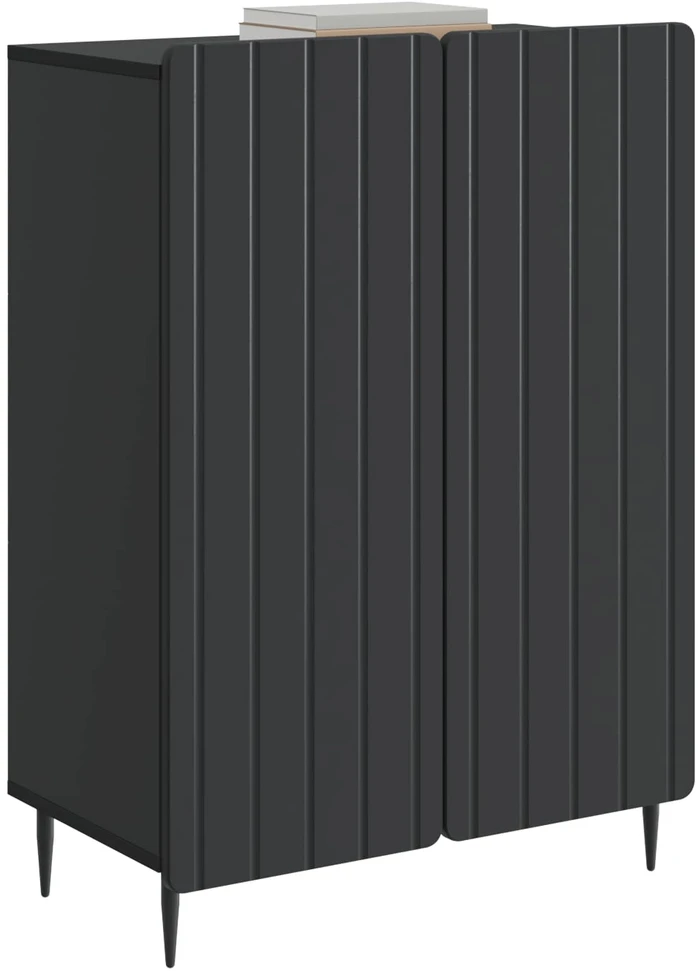 Kabalas Juoda 66 x 34,5 x 92 cm Apdirbta mediena