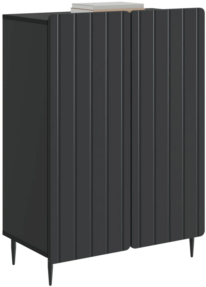Kabalas Juoda 66 x 34,5 x 92 cm Apdirbta mediena