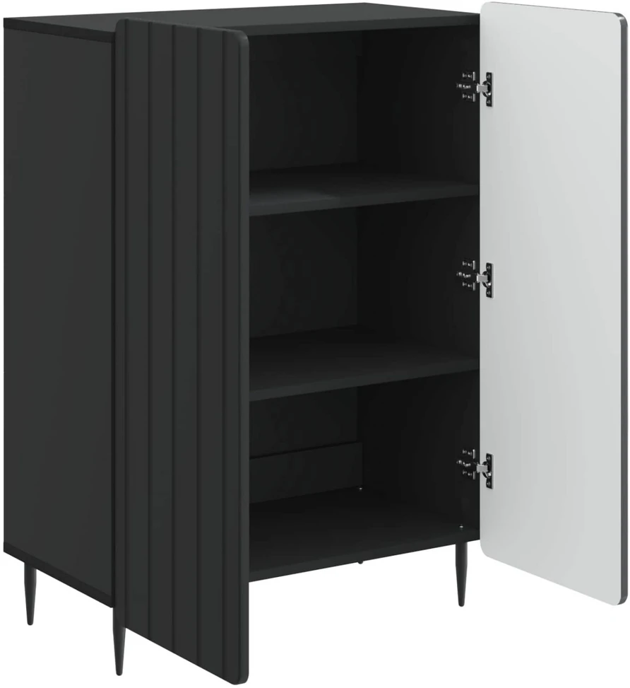 Kabalas Juoda 66 x 34,5 x 92 cm Apdirbta mediena