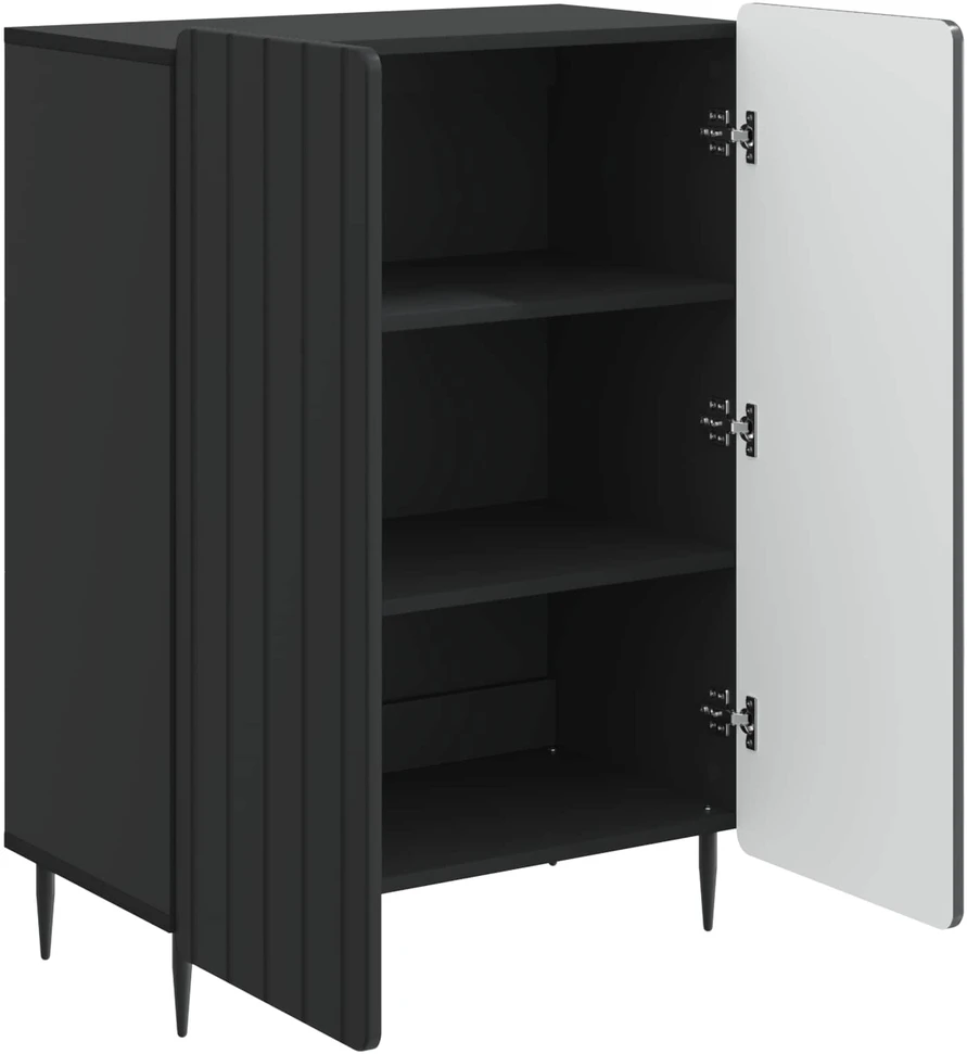 Kabalas Juoda 66 x 34,5 x 92 cm Apdirbta mediena