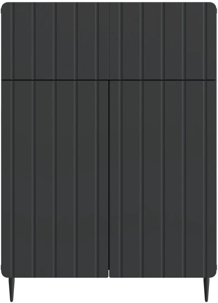 Kabalas Juoda 66 x 34,5 x 92 cm Apdirbta mediena