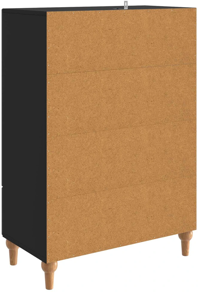 Kabalas Juoda 66 x 34,5 x 95 cm Apdirbta mediena