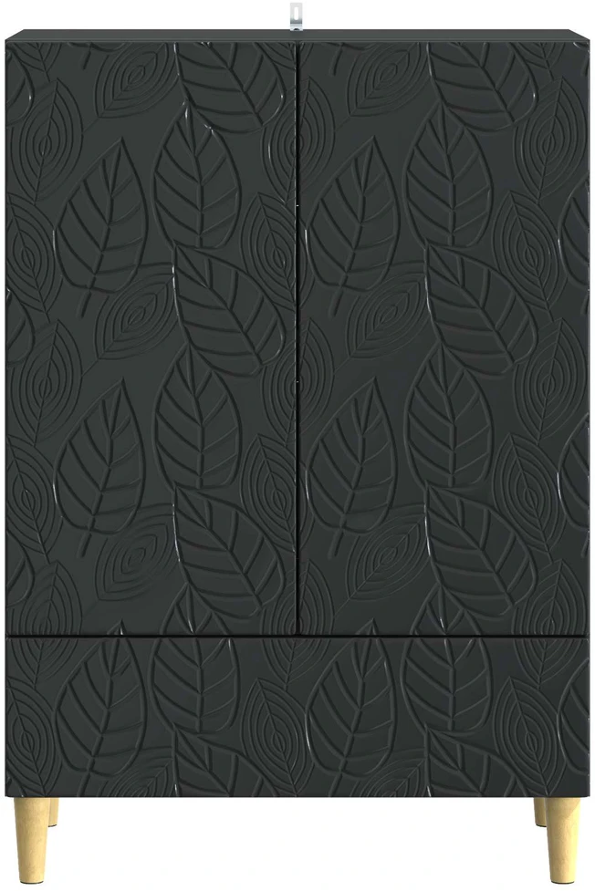 Kabalas Juoda 66 x 34,5 x 95 cm Apdirbta mediena