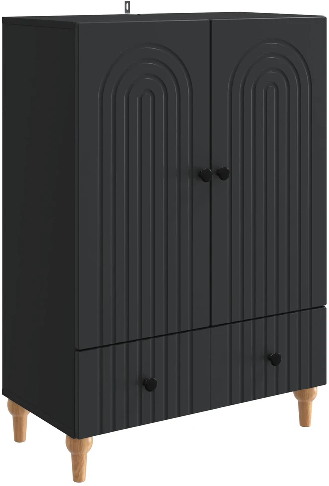 Kabalas Juoda 66 x 34,5 x 95 cm Apdirbta mediena