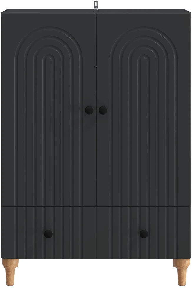 Kabalas Juoda 66 x 34,5 x 95 cm Apdirbta mediena