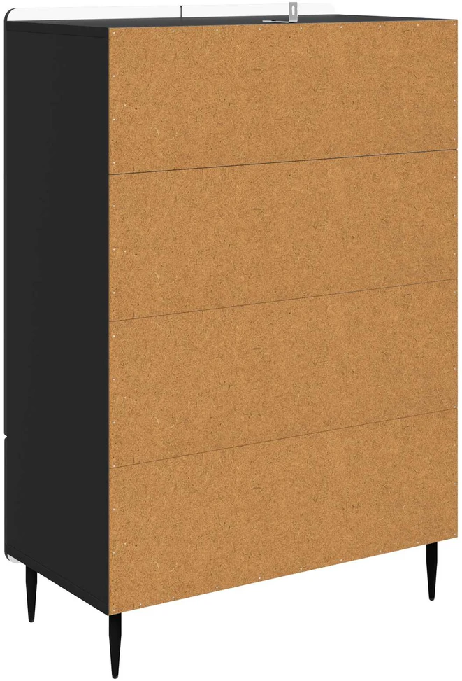 Kabalas Juoda 66 x 34,5 x 97 cm Apdirbta mediena