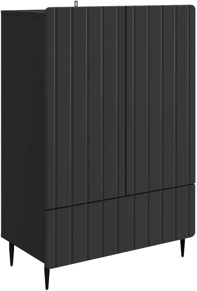 Kabalas Juoda 66 x 34,5 x 97 cm Apdirbta mediena