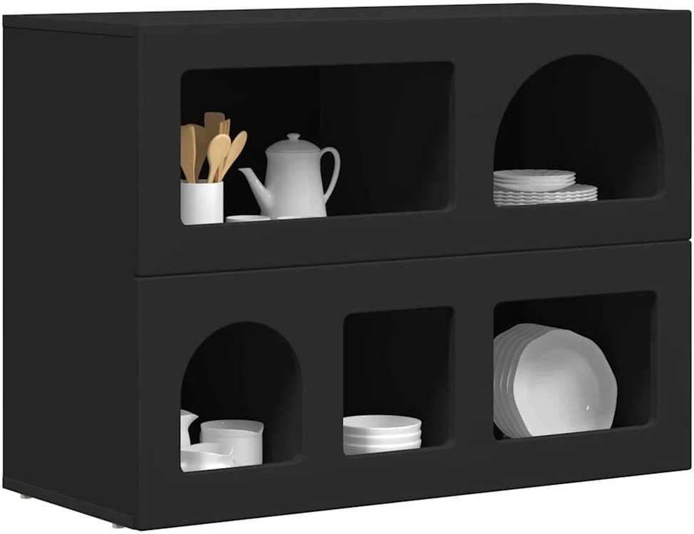 Kabalas ELST Juoda 80.5 x 35 x 59 cm Apdirbta mediena