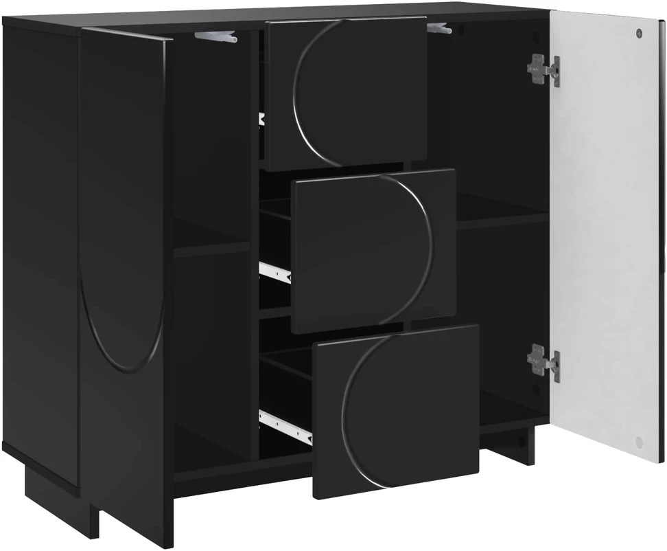 Kabalas Juoda 85,5 x 31 x 75 cm Apdirbta mediena