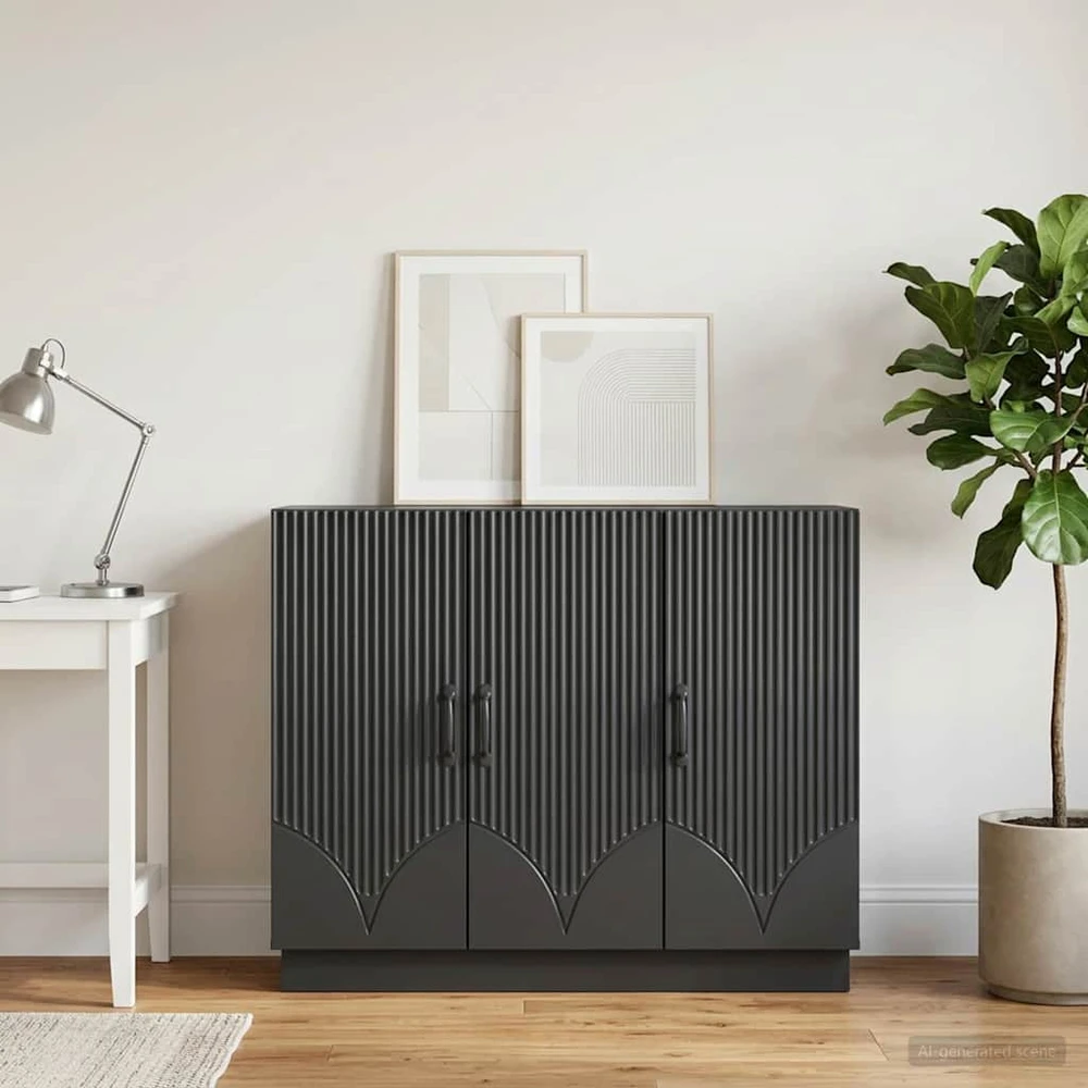 Kabalas Juoda 89 x 34,5 x 77 cm Apdirbta mediena