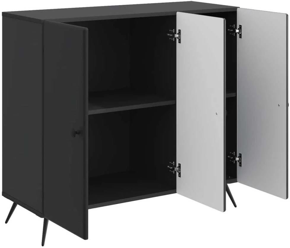Kabalas Juoda 89 x 34,5 x 80 cm Apdirbta mediena