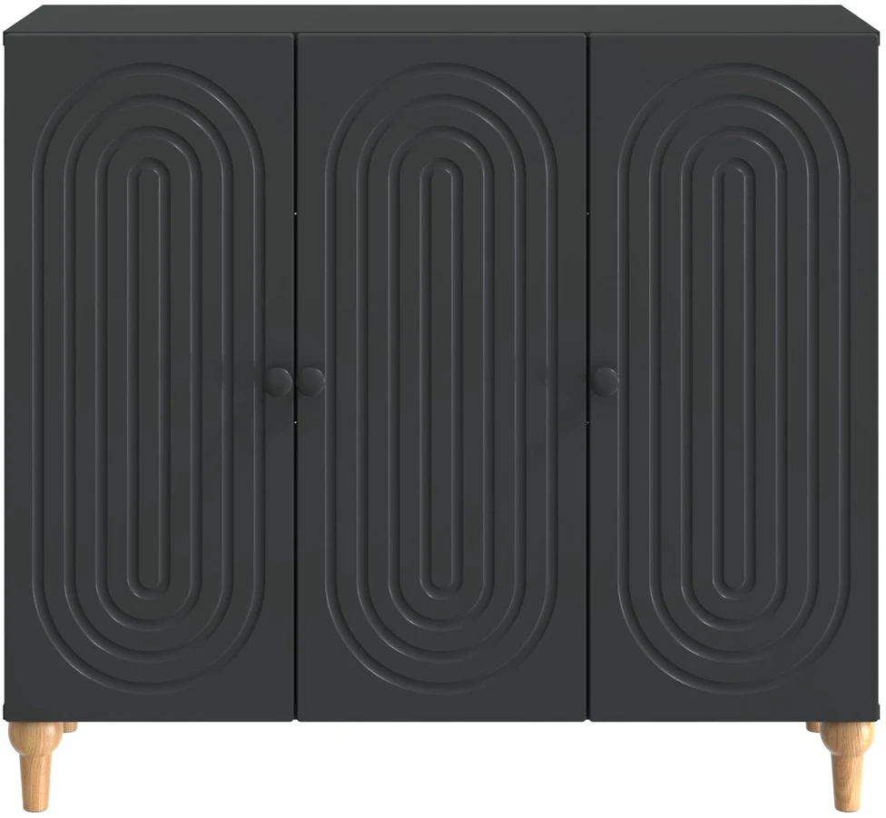 Kabalas Juoda 89 x 34,5 x 80 cm Apdirbta mediena