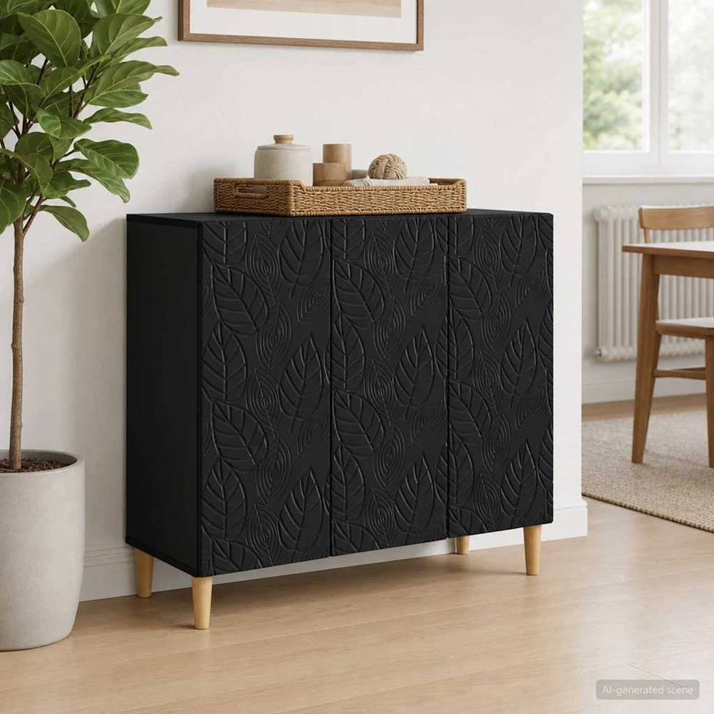 Kabalas Juoda 89 x 34,5 x 80 cm Apdirbta mediena