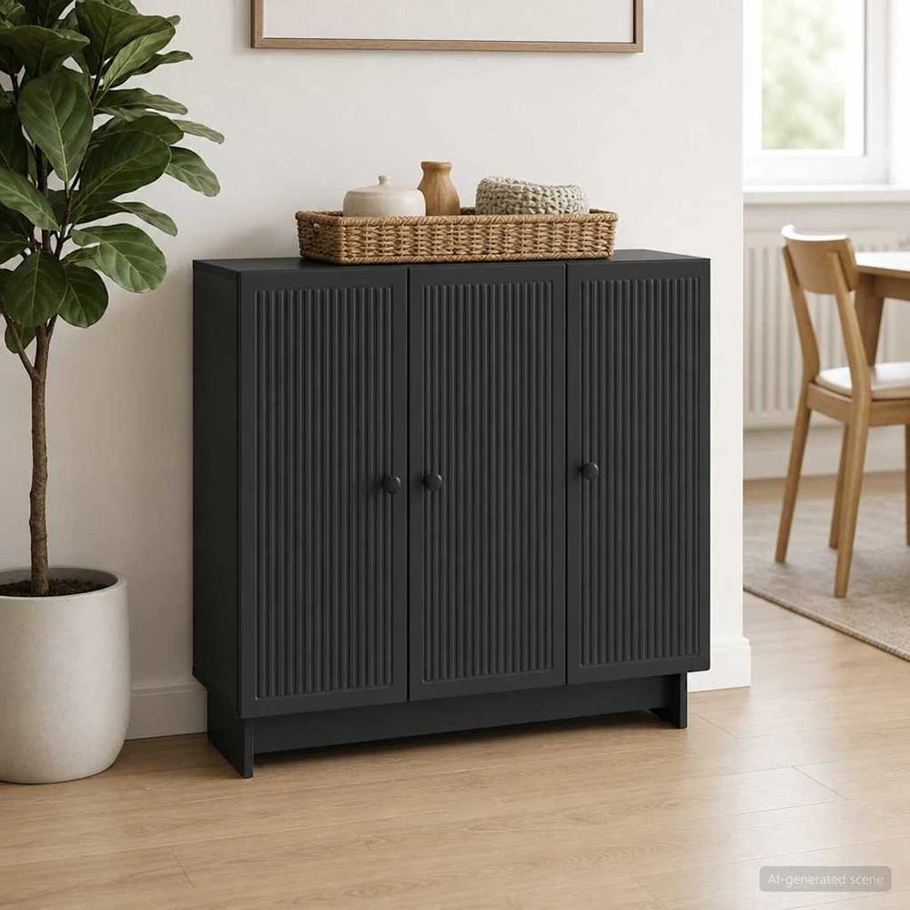 Kabalas Juoda 89 x 34,5 x 80 cm Apdirbta mediena