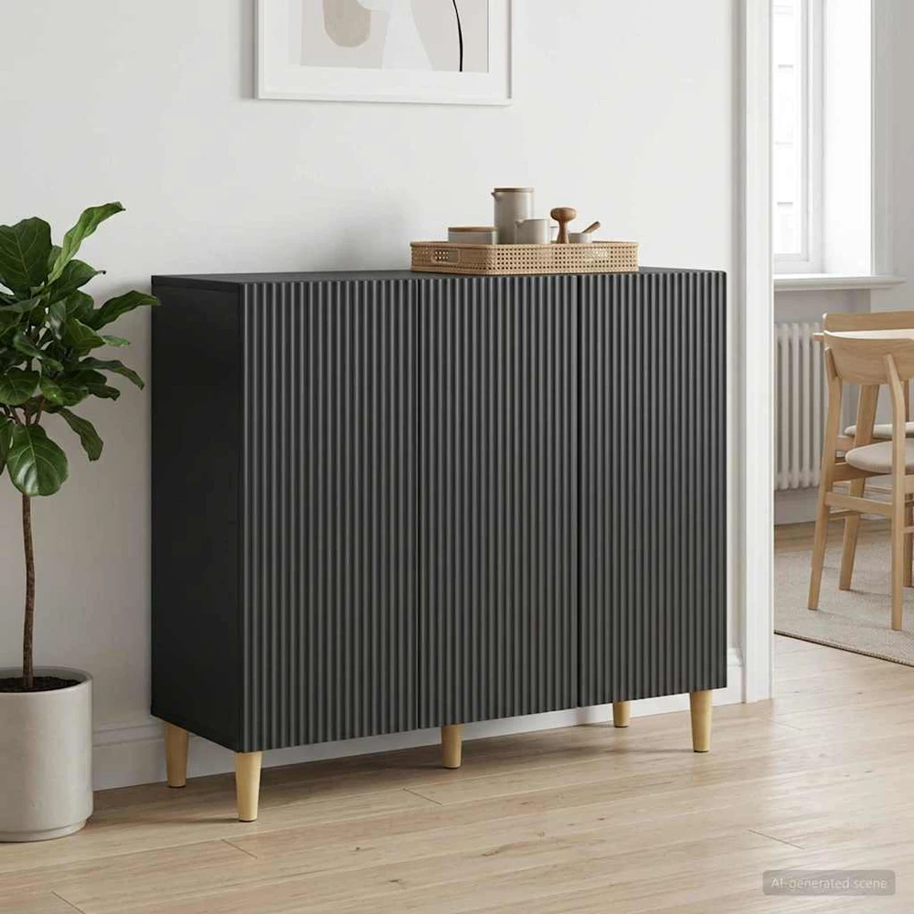 Kabalas Juoda 89 x 34,5 x 80 cm Apdirbta mediena