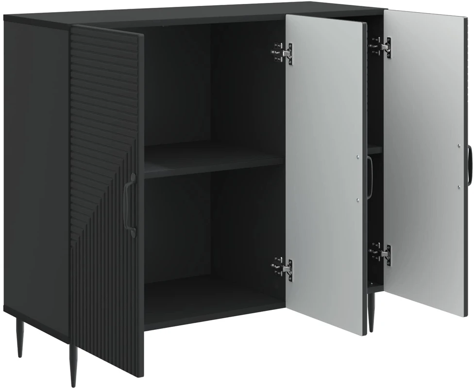 Kabalas Juoda 89 x 34,5 x 80 cm Apdirbta mediena
