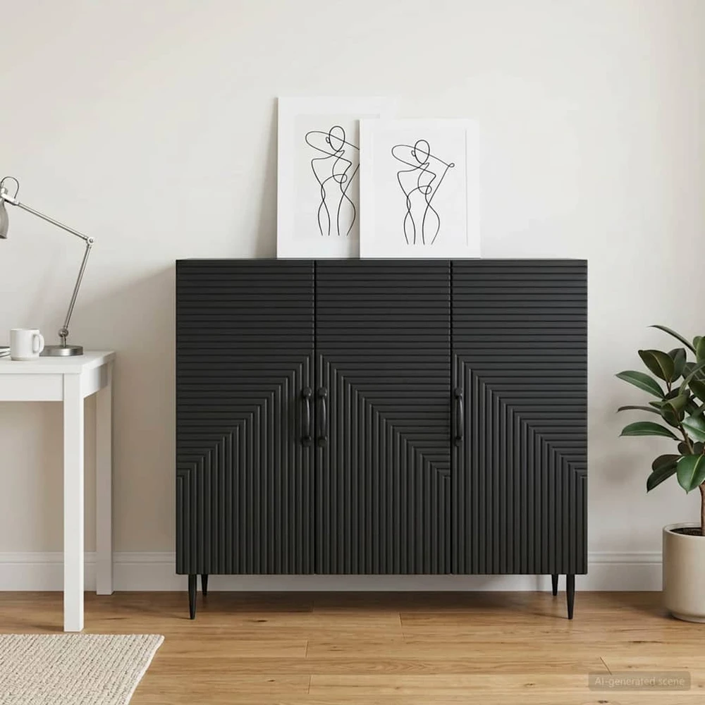 Kabalas Juoda 89 x 34,5 x 80 cm Apdirbta mediena
