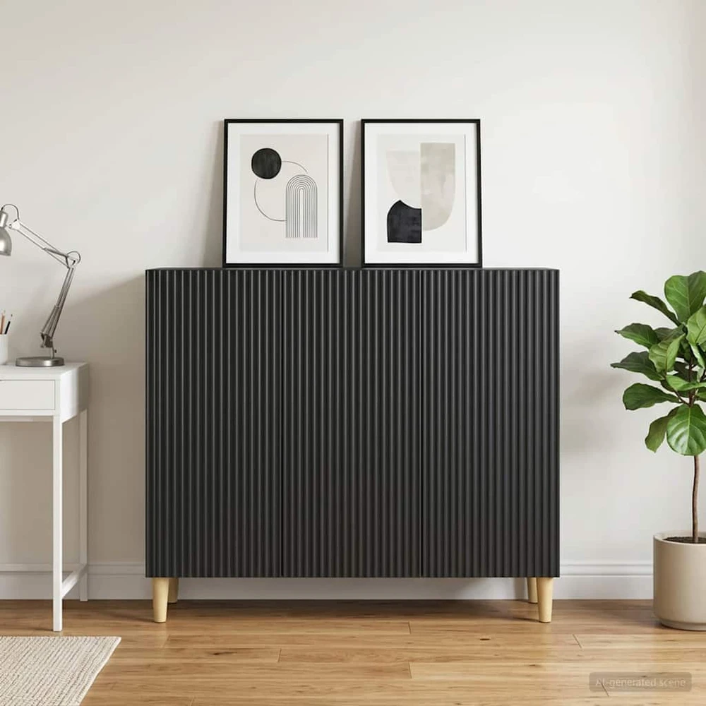 Kabalas Juoda 89 x 34,5 x 80 cm Apdirbta mediena