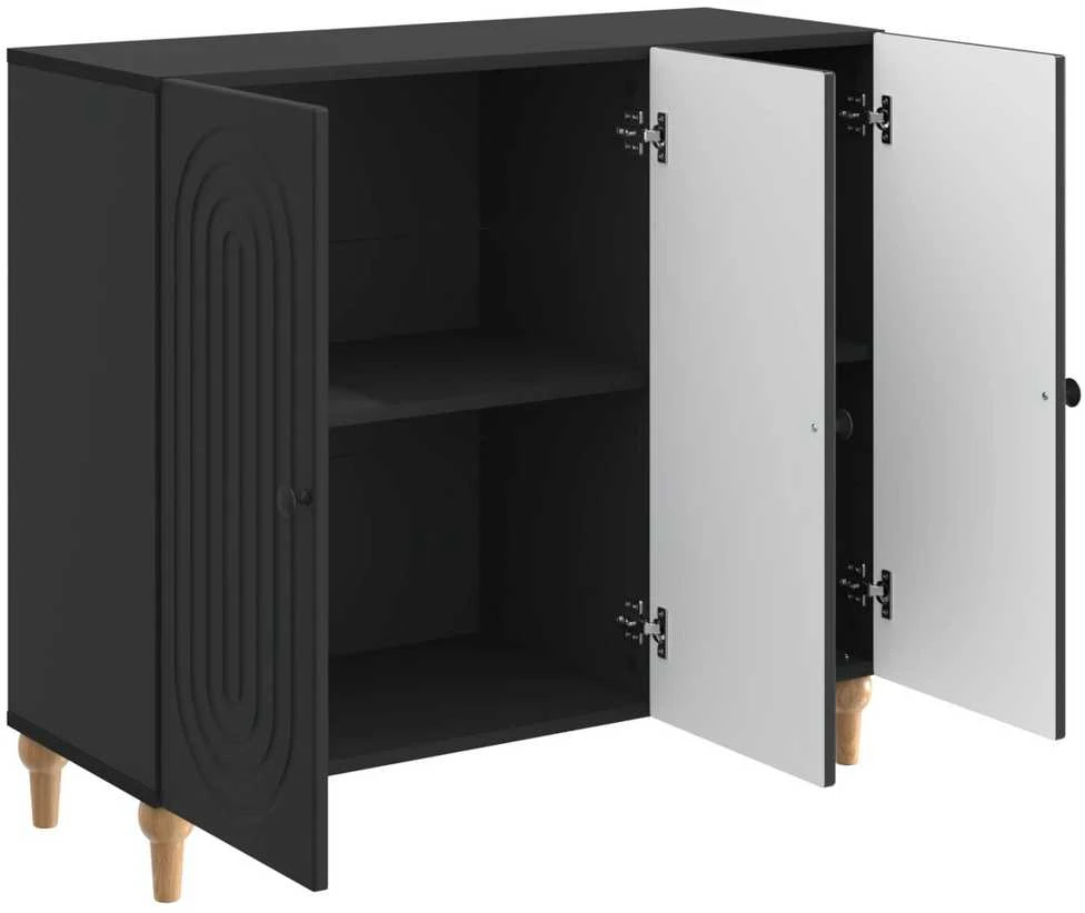 Kabalas Juoda 89 x 34,5 x 80 cm Apdirbta mediena