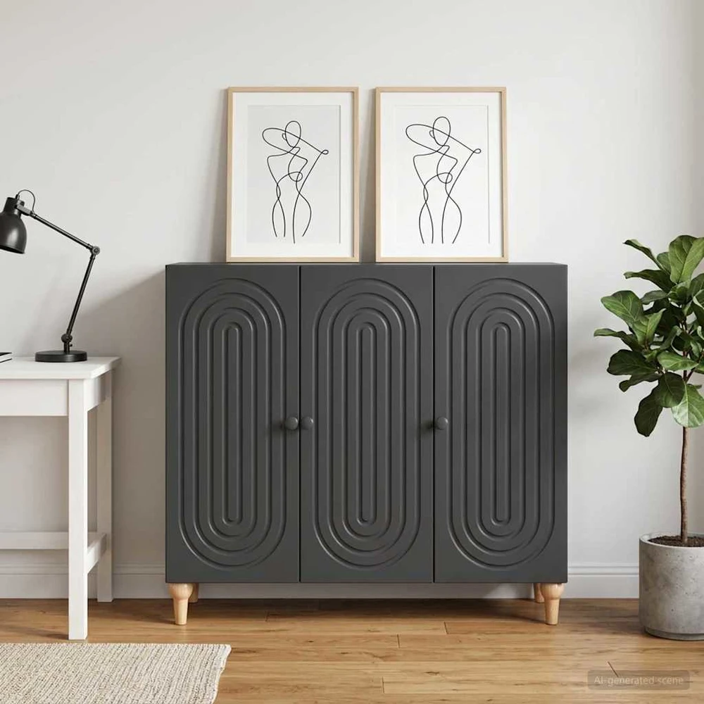 Kabalas Juoda 89 x 34,5 x 80 cm Apdirbta mediena