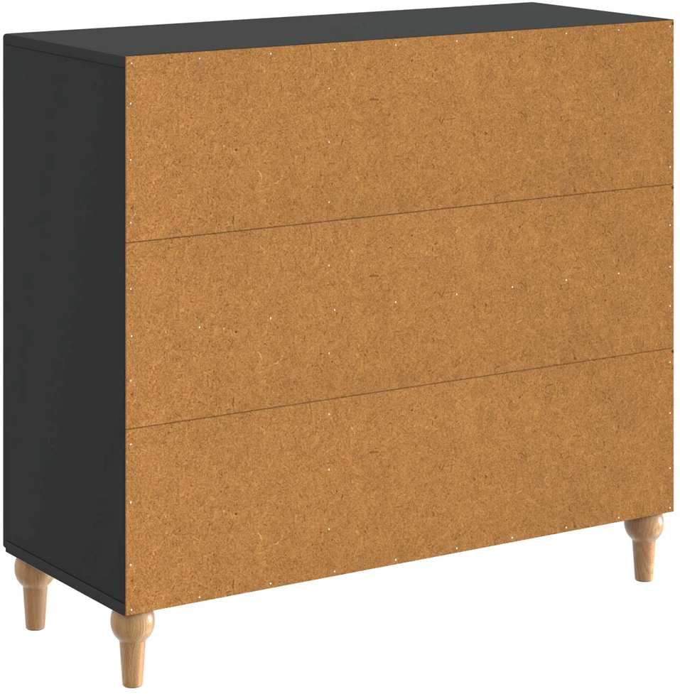 Kabalas Juoda 89 x 34,5 x 80 cm Apdirbta mediena