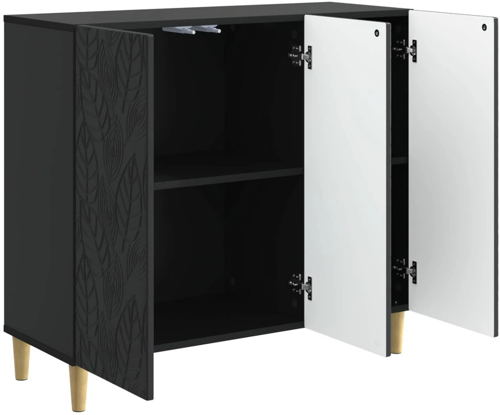 Kabalas Juoda 89 x 34,5 x 80 cm Apdirbta mediena