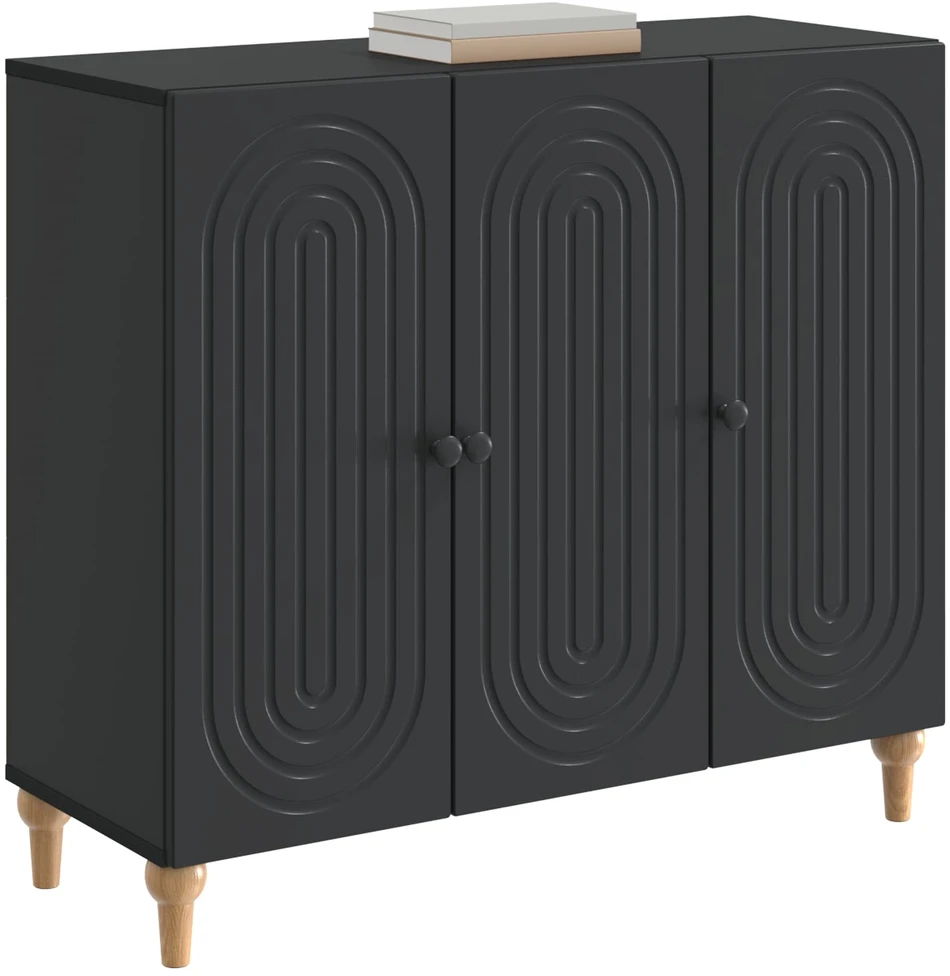 Kabalas Juoda 89 x 34,5 x 80 cm Apdirbta mediena