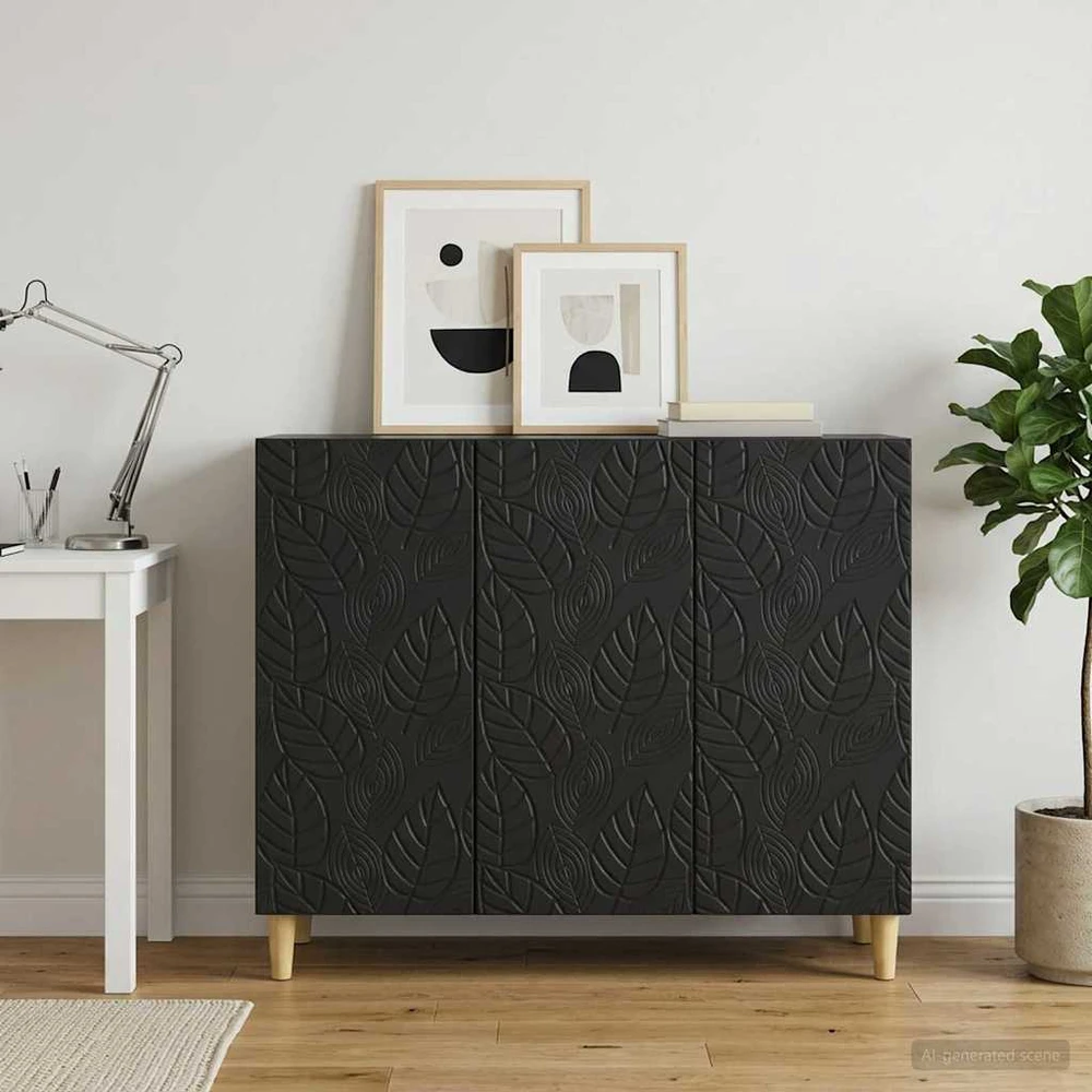 Kabalas Juoda 89 x 34,5 x 80 cm Apdirbta mediena