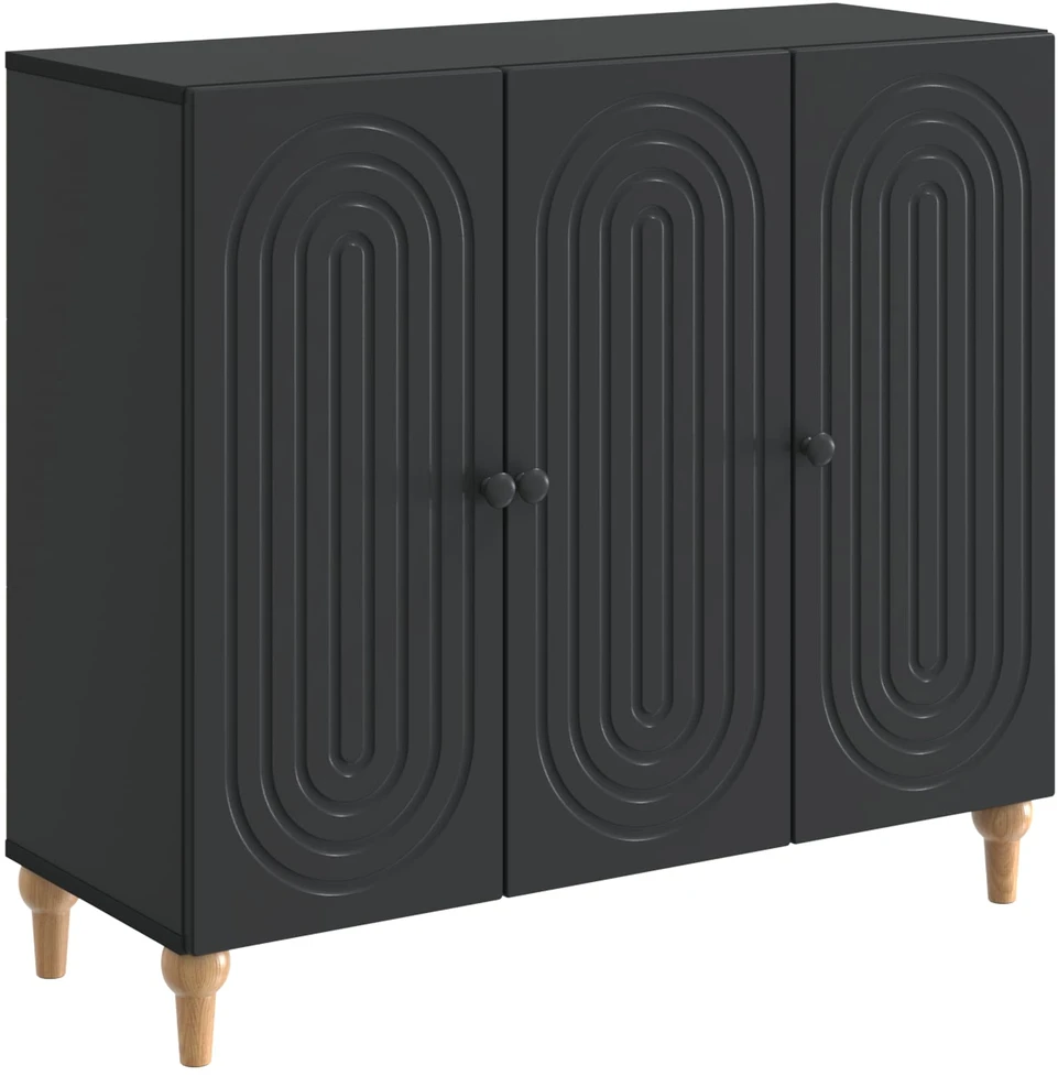 Kabalas Juoda 89 x 34,5 x 80 cm Apdirbta mediena