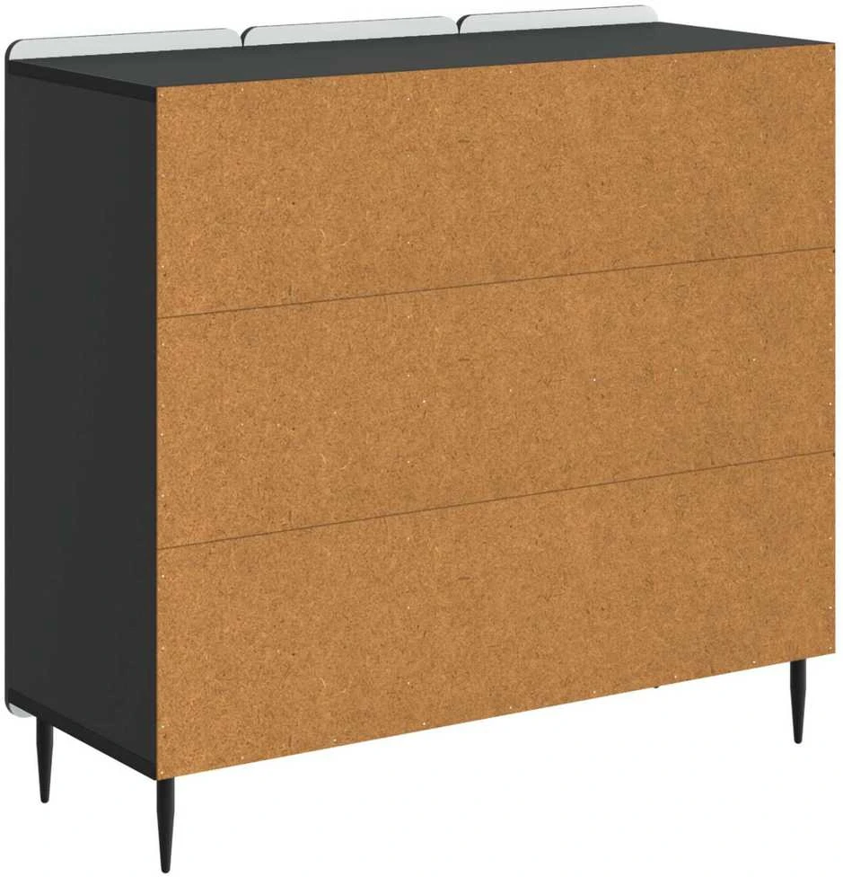 Kabalas Juoda 89 x 34,5 x 82 cm Apdirbta mediena