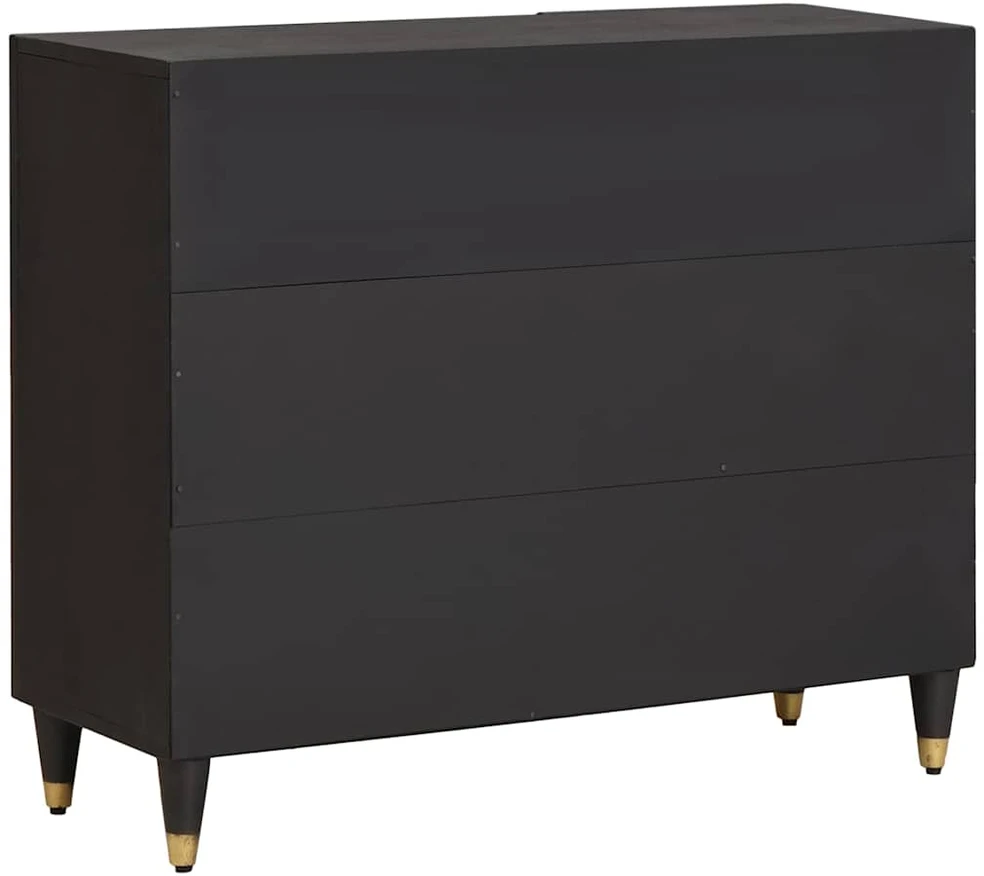 Kabalas Juoda 90 x 33 x 75 cm Kietas mango medis