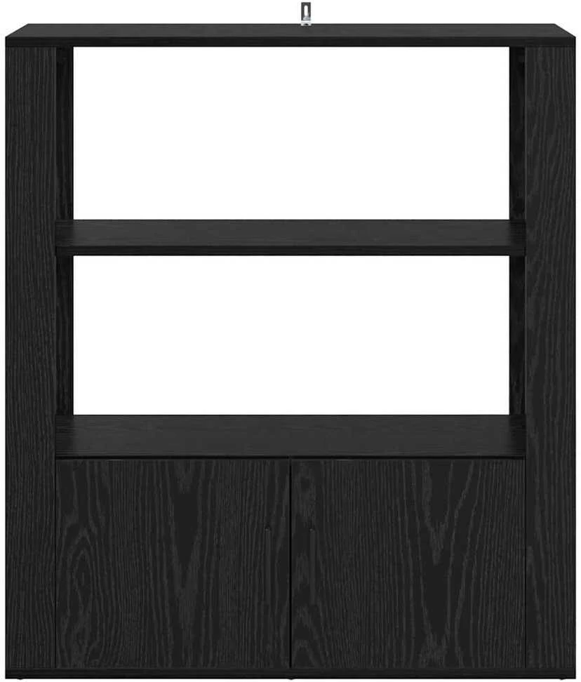 Kabalas juoda ąžuolo 30 x 80 x 90 cm Apdirbta mediena