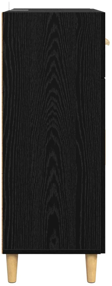 Kabalas juoda ąžuolo 34 x 69.5 x 89 cm Apdirbta mediena